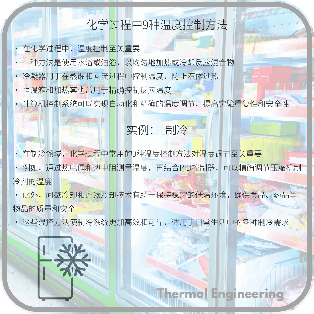 化学过程中9种温度控制方法