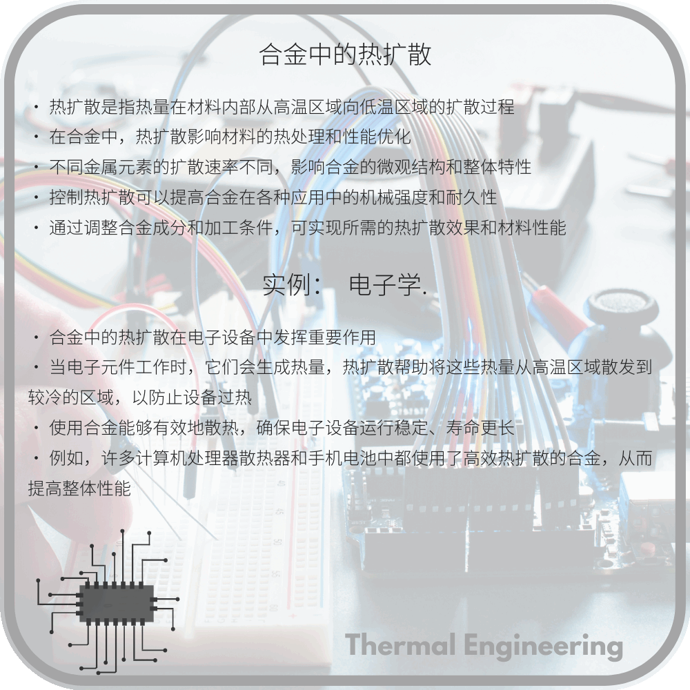 合金中的热扩散