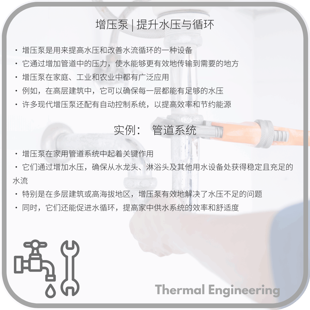 增压泵 | 提升水压与循环