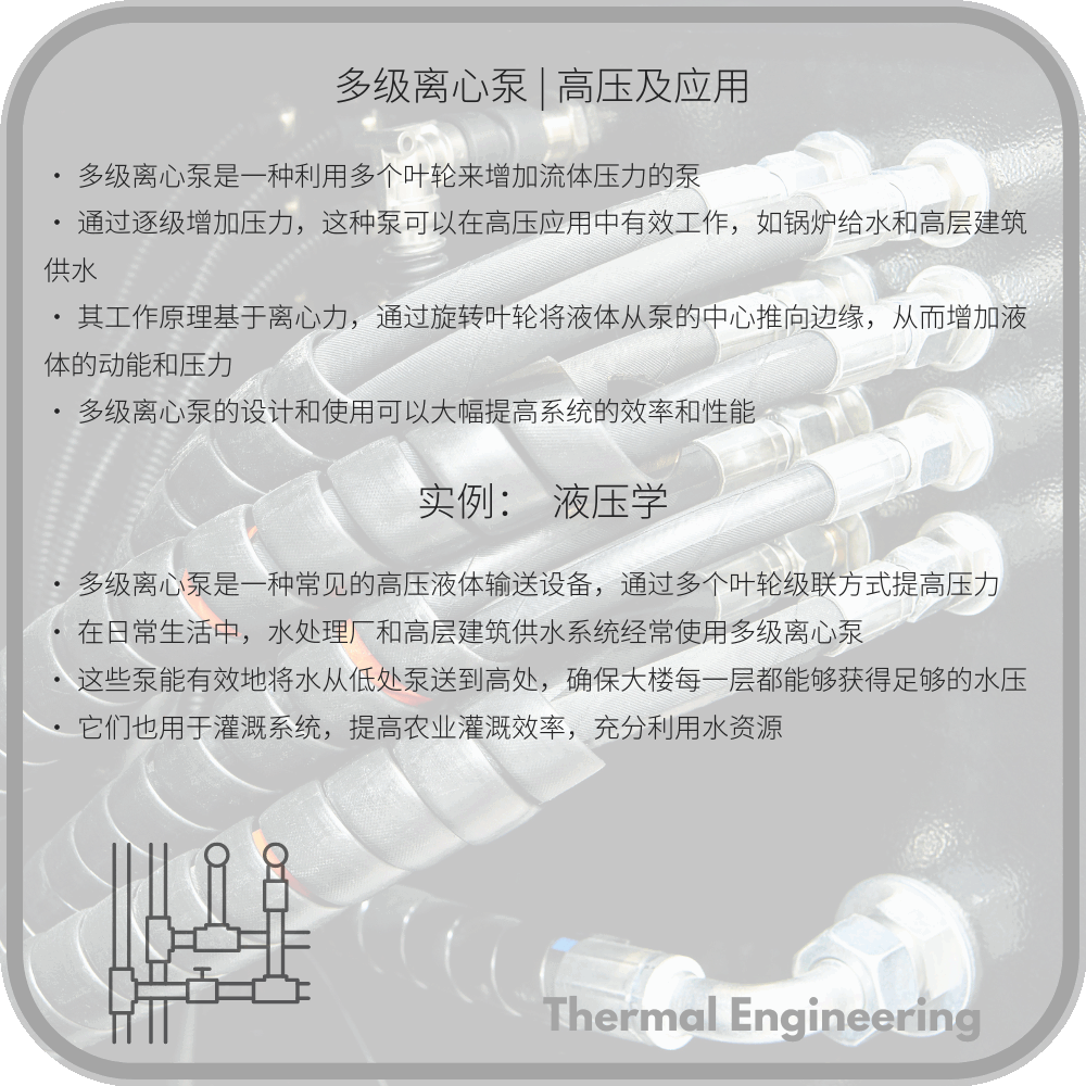 多级离心泵 | 高压及应用