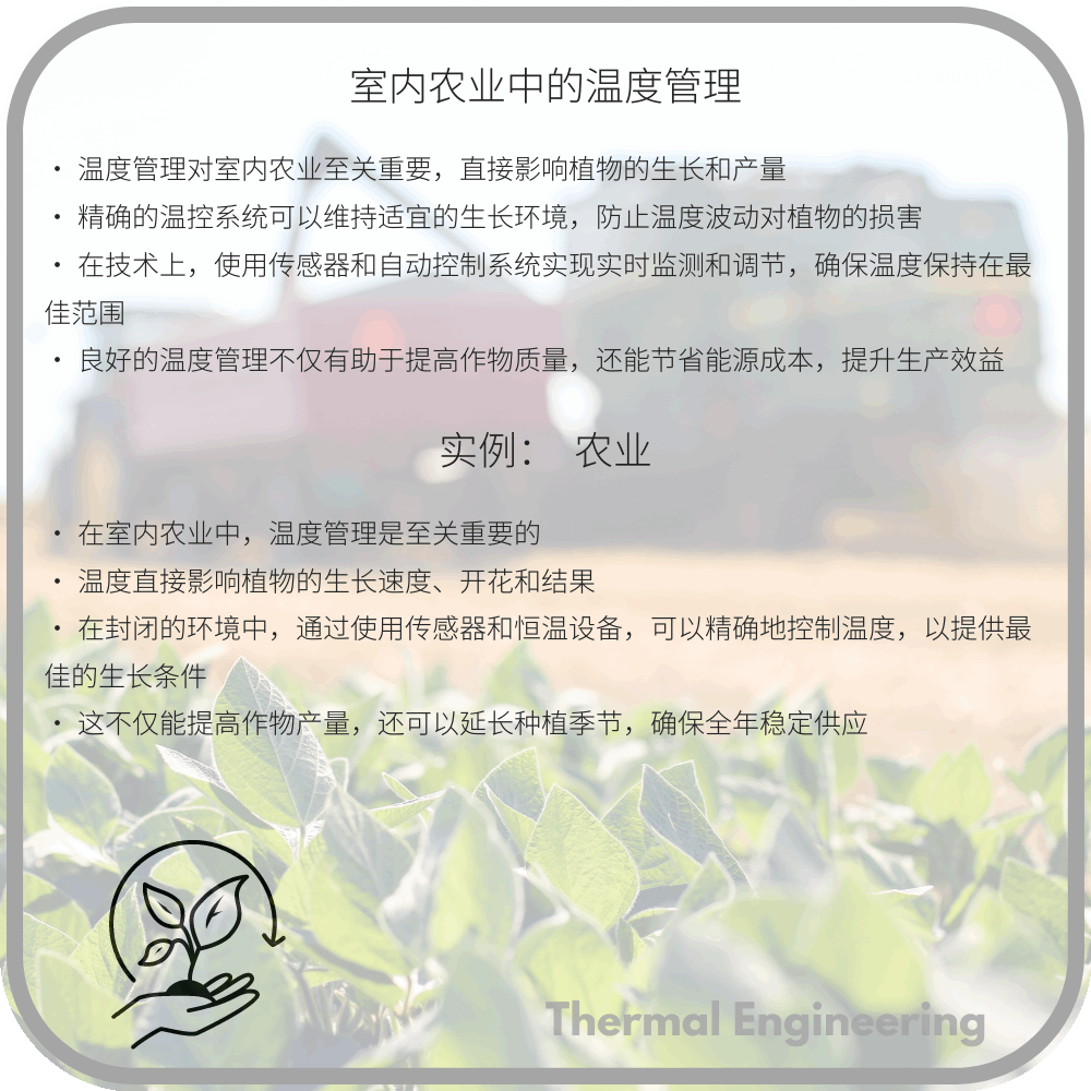 室内农业中的温度管理