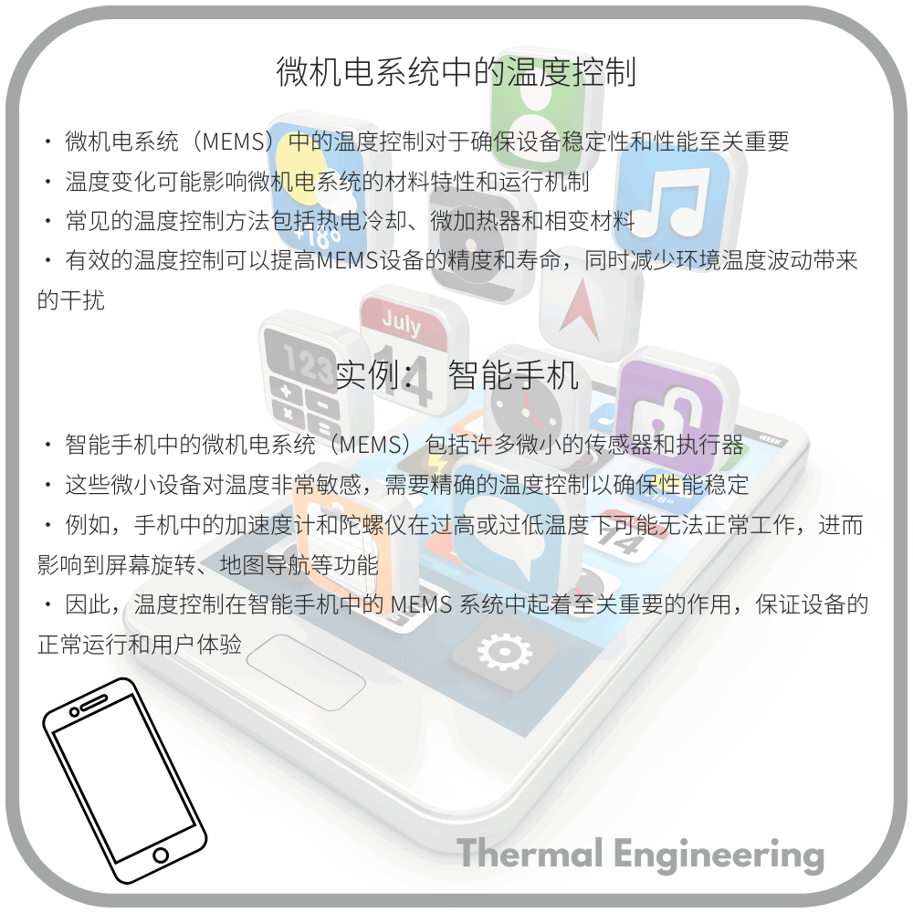 微机电系统中的温度控制