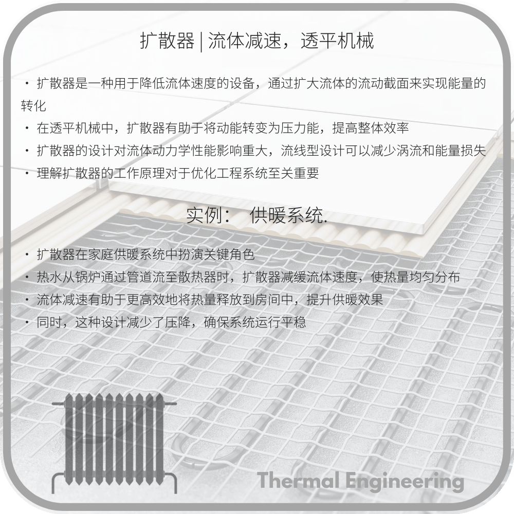 扩散器 | 流体减速,透平机械