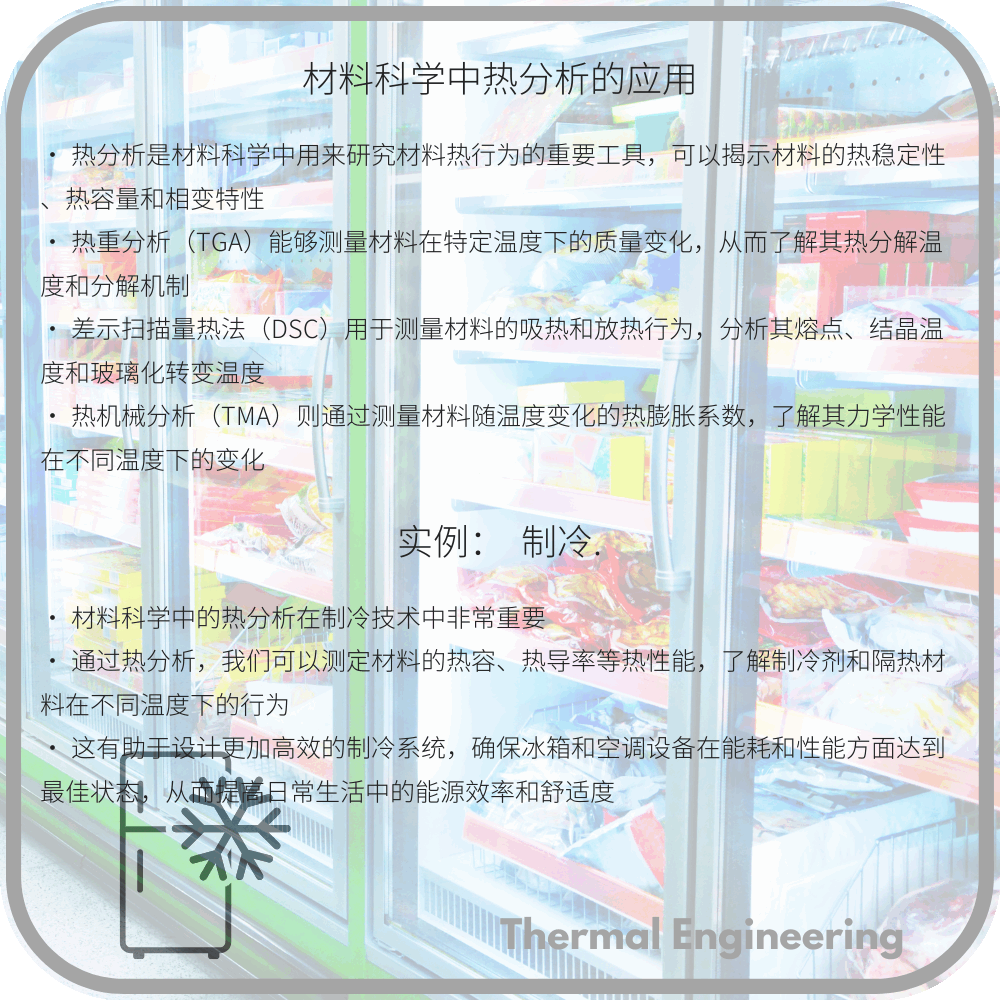材料科学中热分析的应用