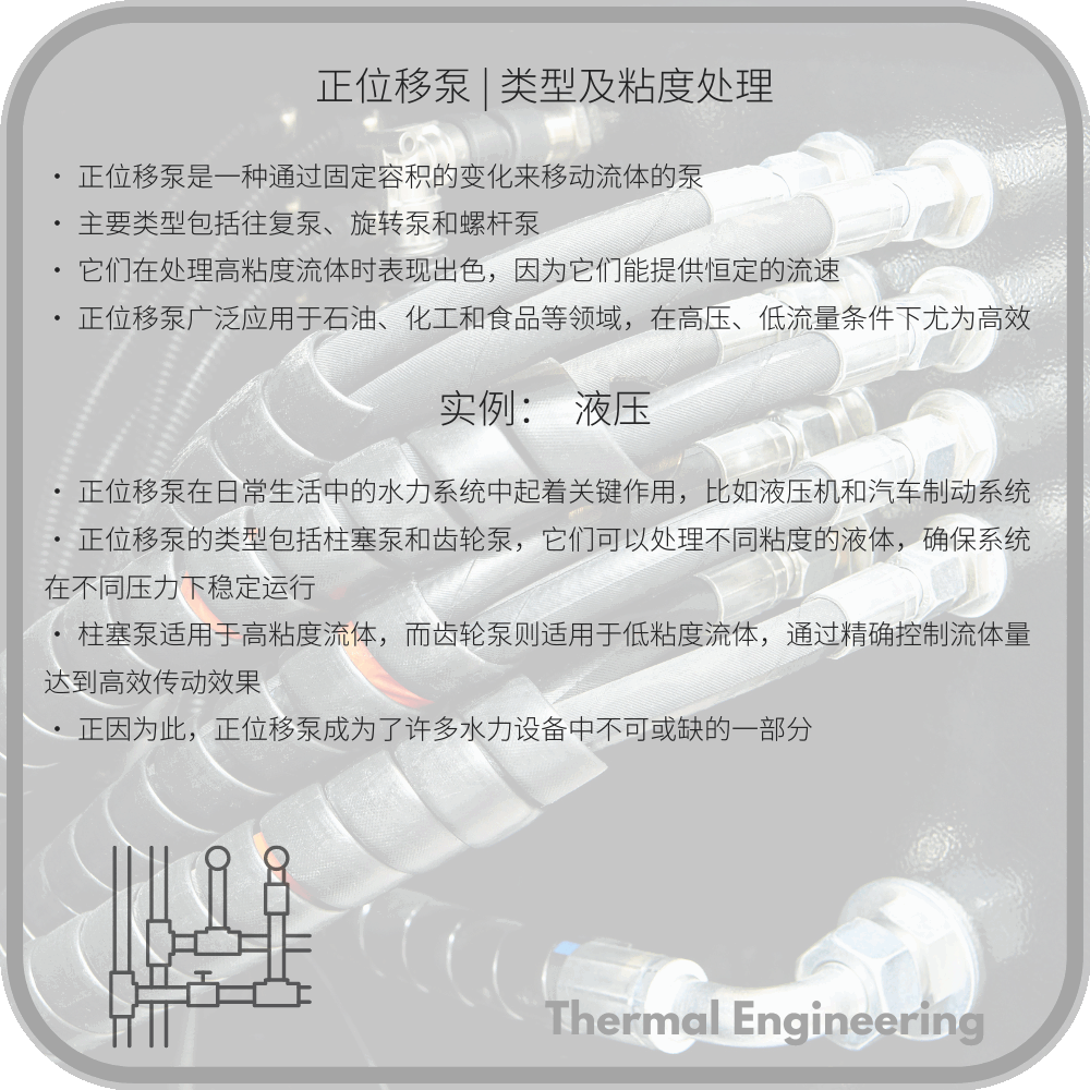 正位移泵 | 类型及粘度处理