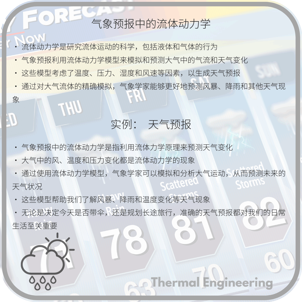 气象预报中的流体动力学