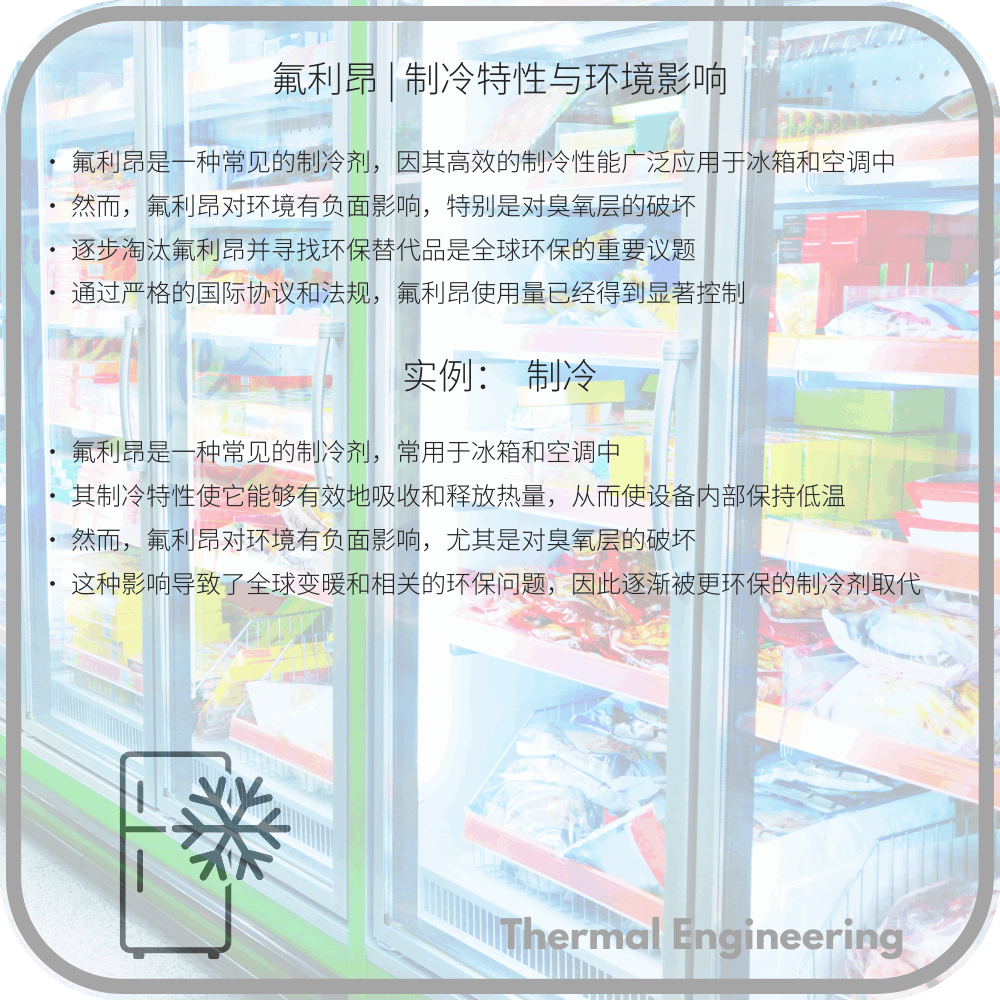 氟利昂 | 制冷特性与环境影响