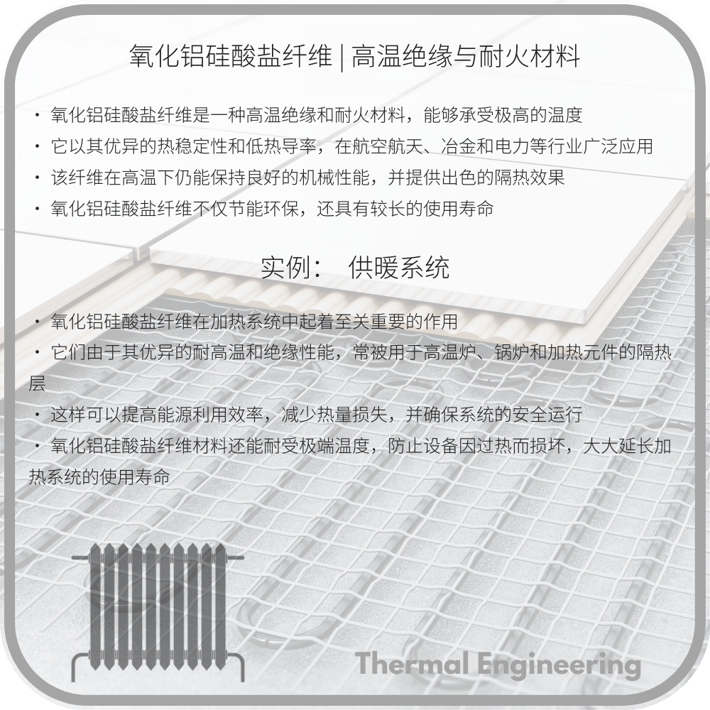氧化铝硅酸盐纤维 | 高温绝缘与耐火材料
