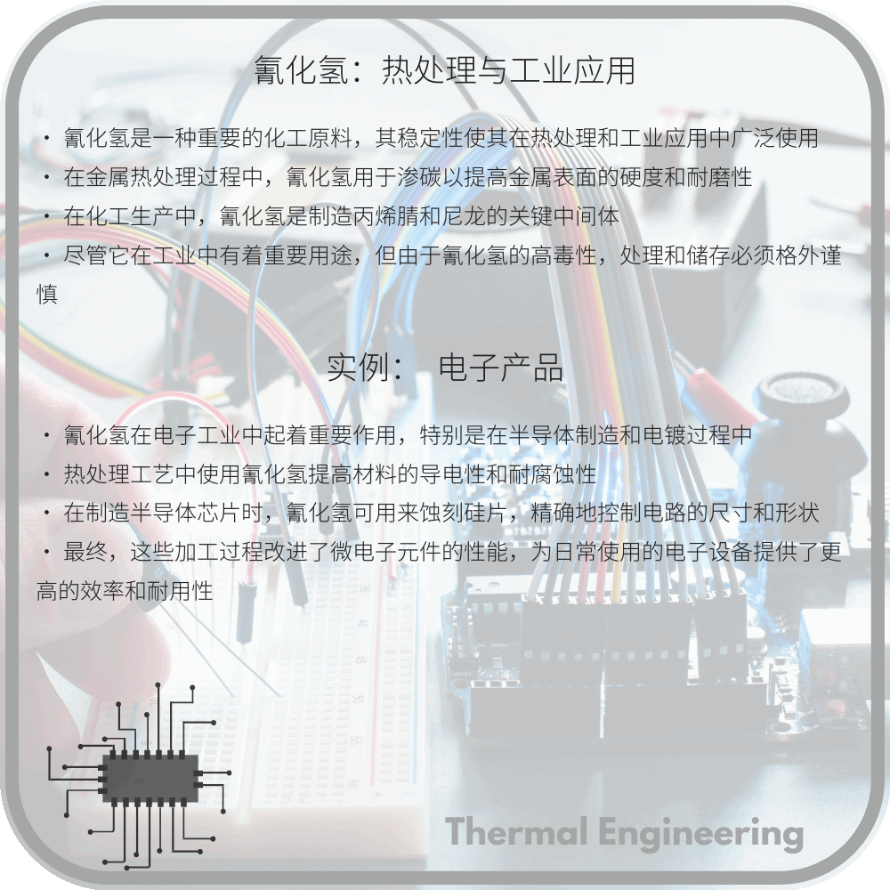 氰化氢：热处理与工业应用