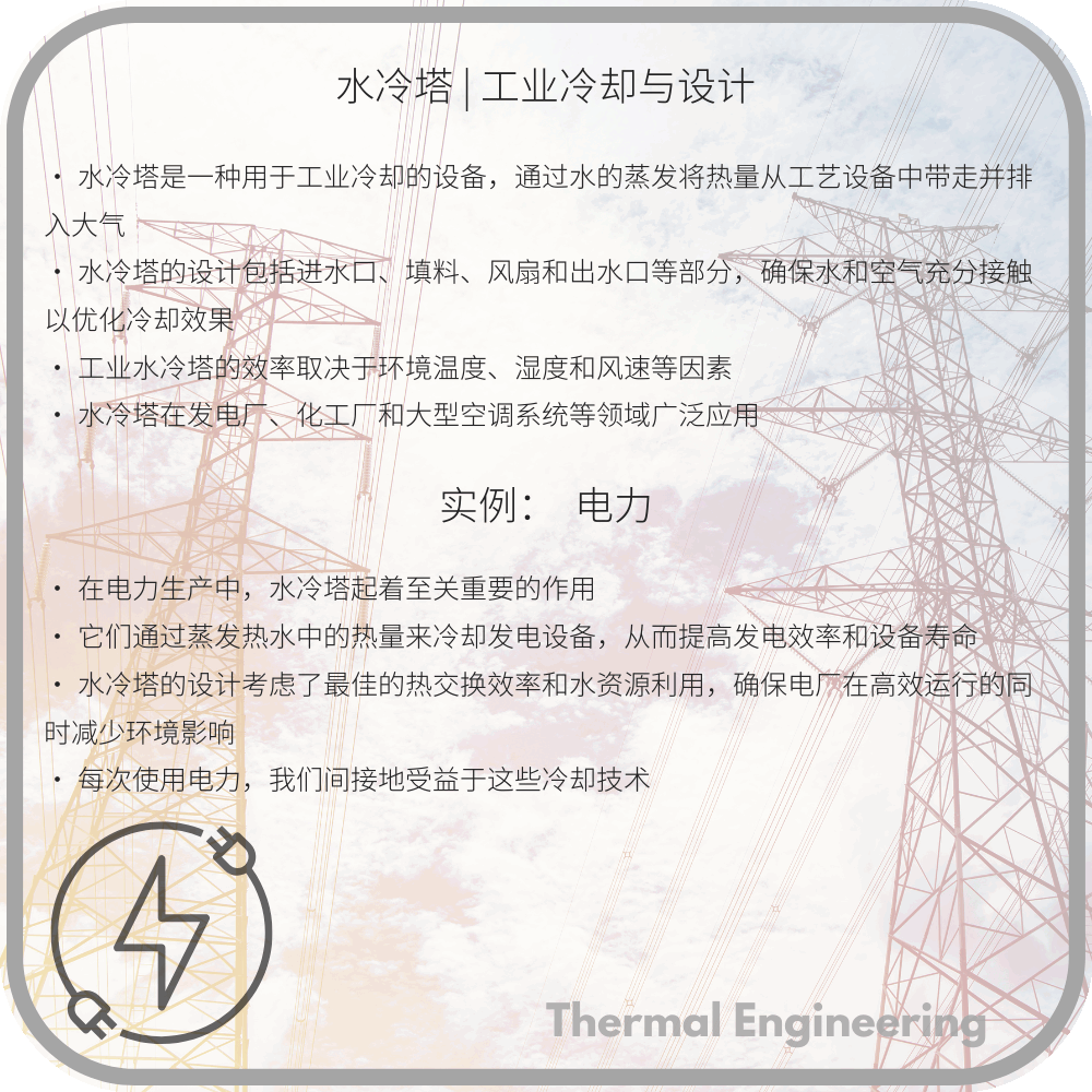 水冷塔 | 工业冷却与设计