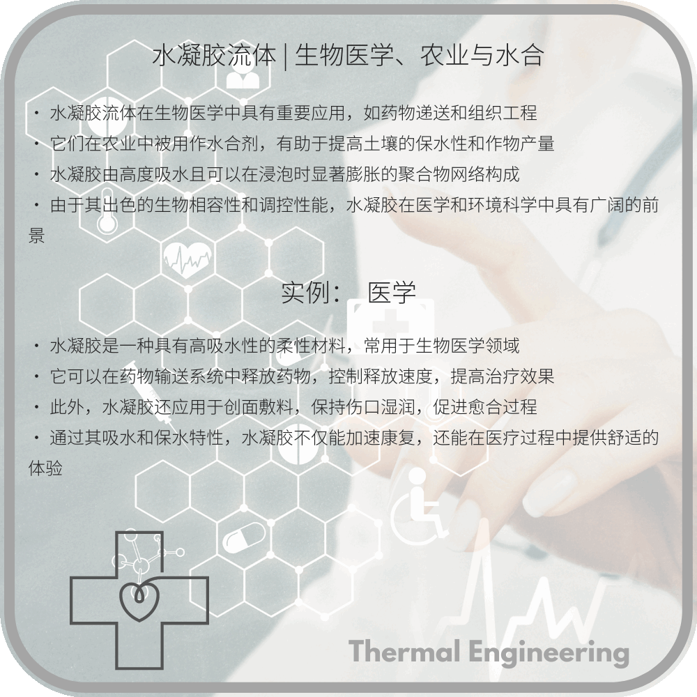 水凝胶流体 | 生物医学、农业与水合