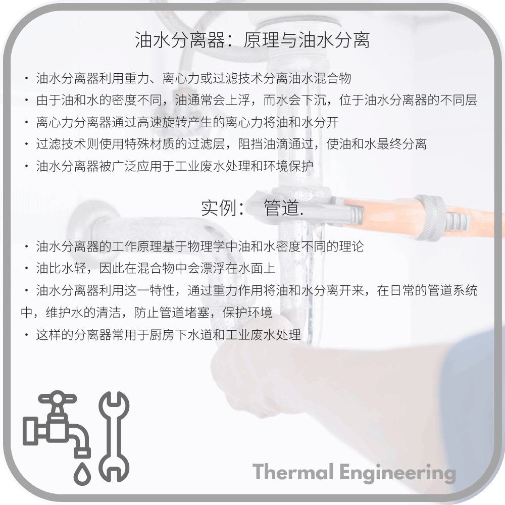 油水分离器:原理与油水分离