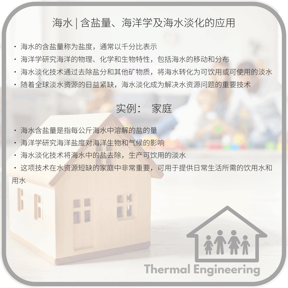 海水 | 含盐量、海洋学及海水淡化的应用