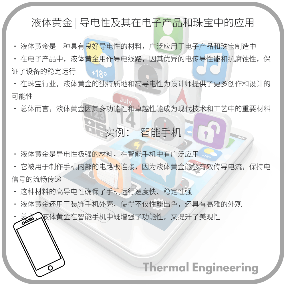 液体黄金 | 导电性及其在电子产品和珠宝中的应用