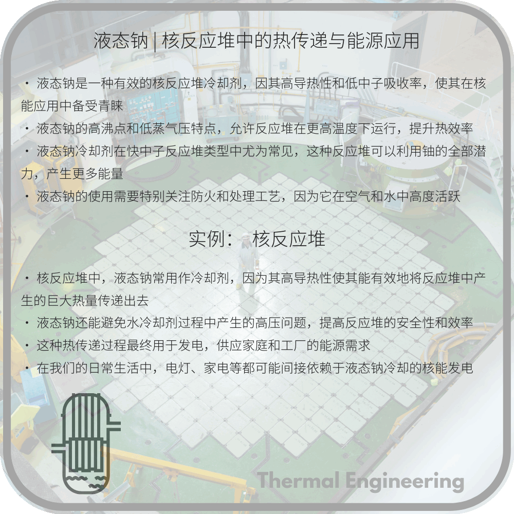液态钠 | 核反应堆中的热传递与能源应用