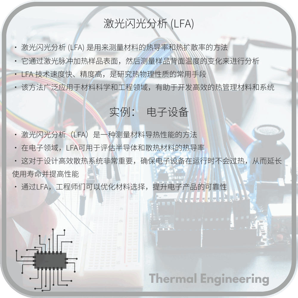 激光闪光分析 (LFA)