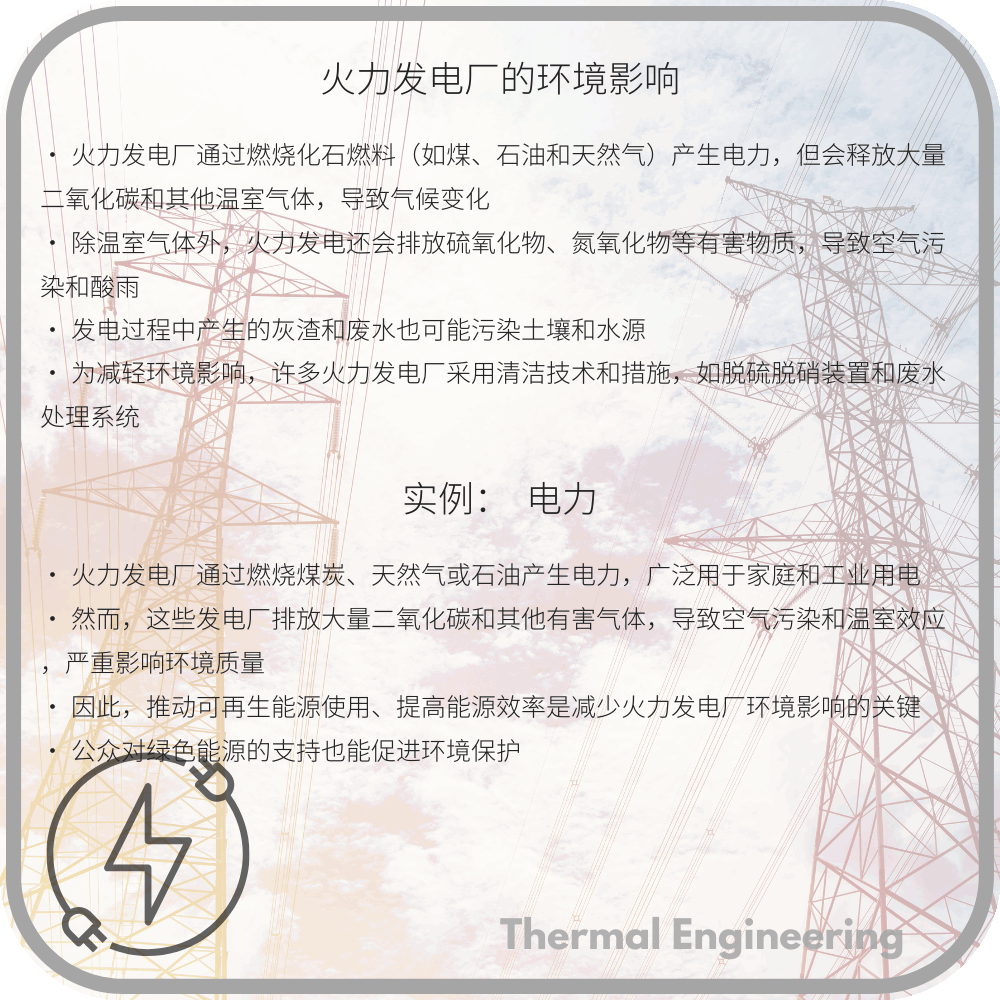 火力发电厂的环境影响