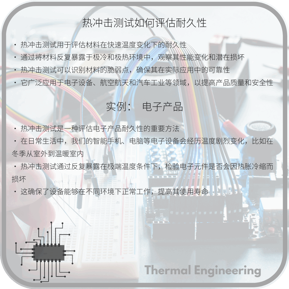 热冲击测试如何评估耐久性