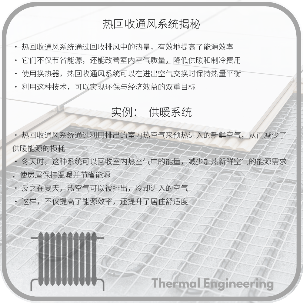 热回收通风系统揭秘