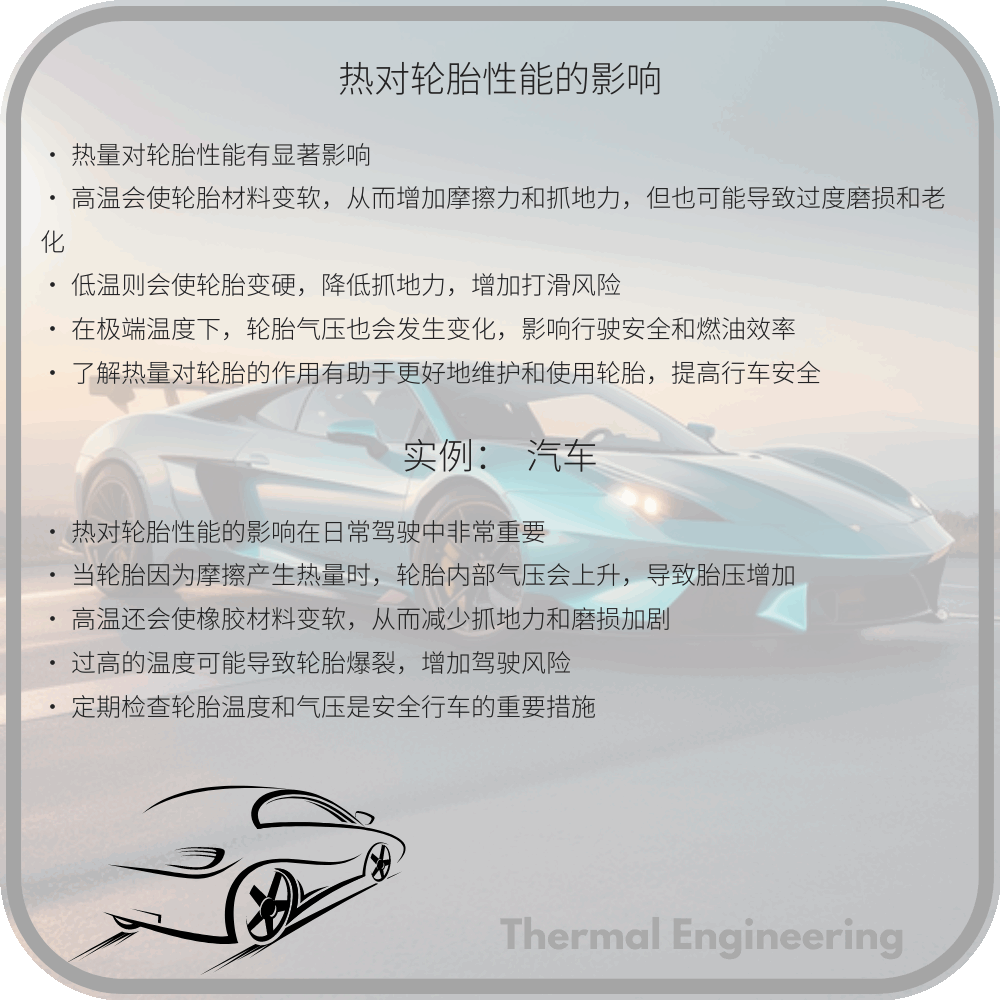 热对轮胎性能的影响