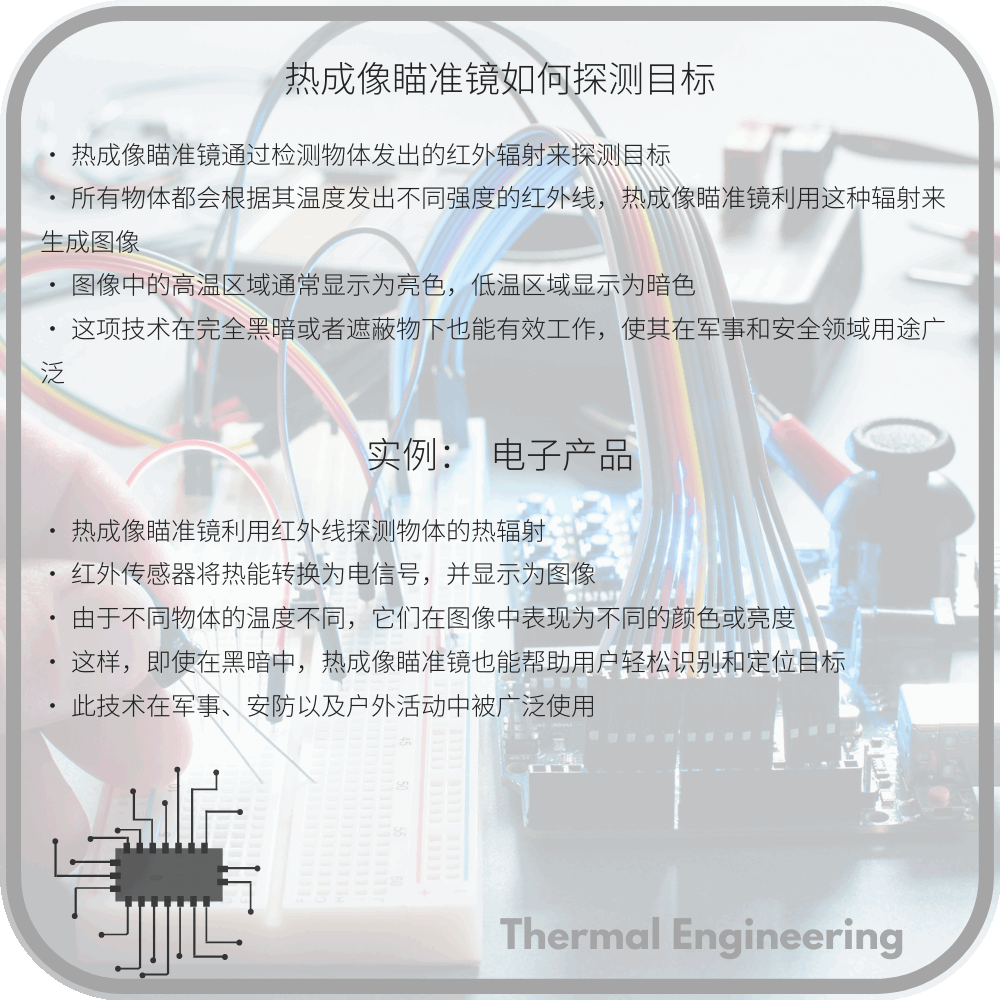 热成像瞄准镜如何探测目标