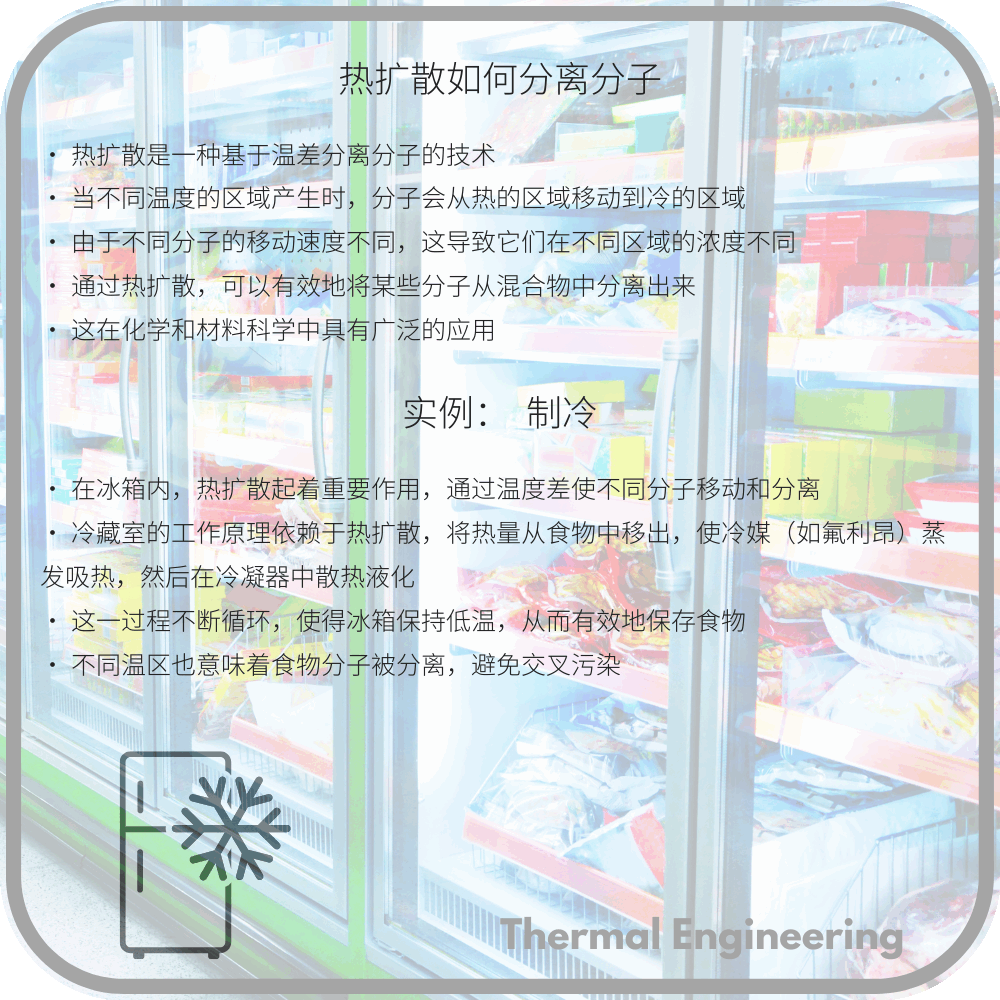 热扩散如何分离分子