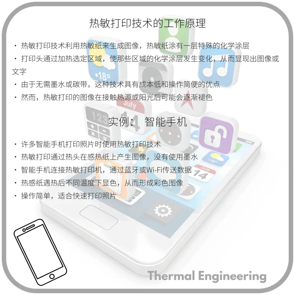 热敏打印技术的工作原理