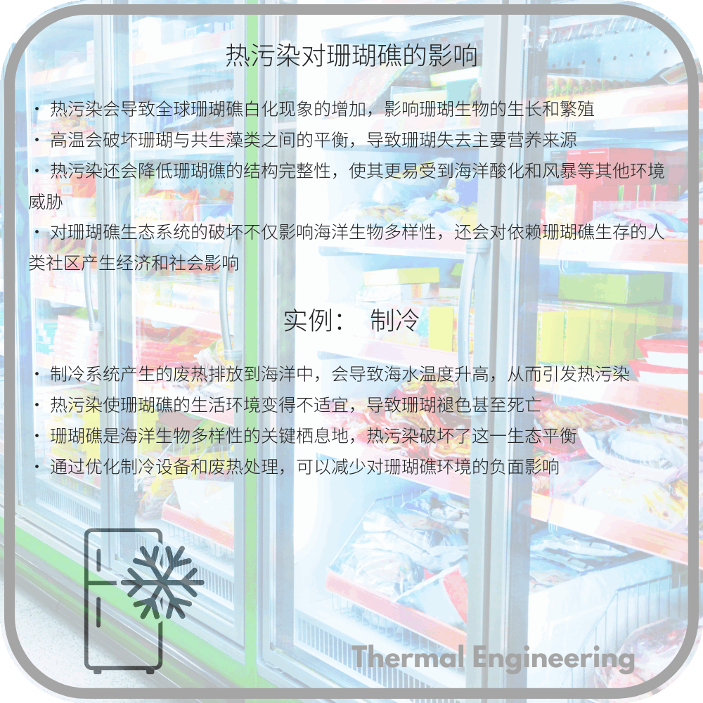 热污染对珊瑚礁的影响