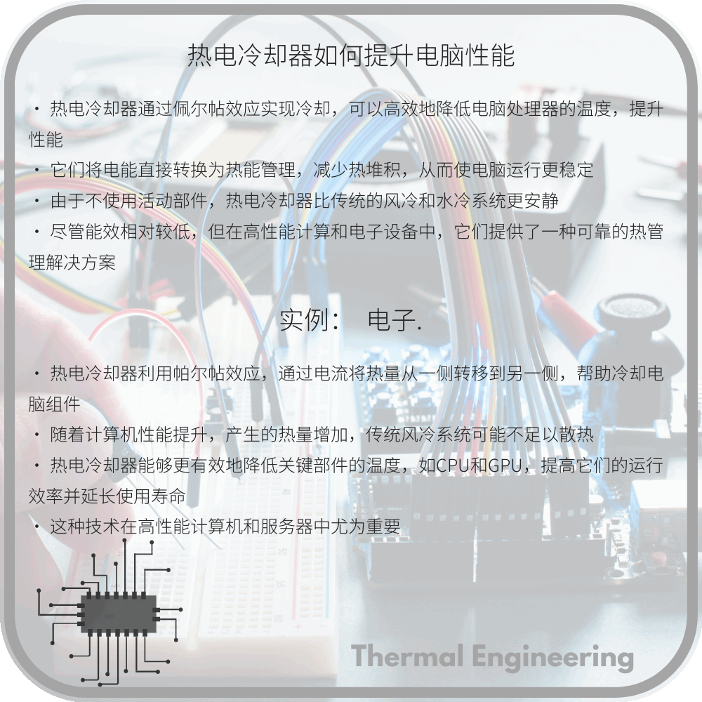 热电冷却器如何提升电脑性能