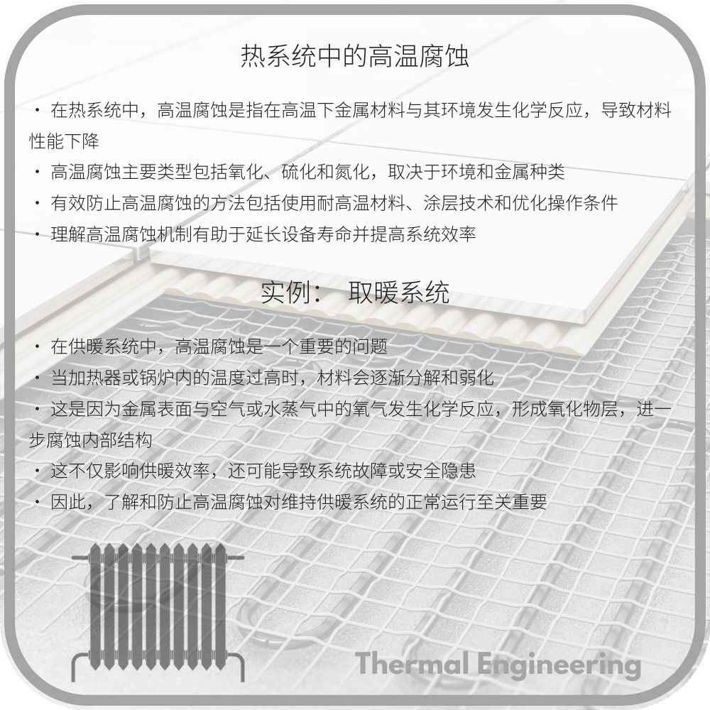 热系统中的高温腐蚀