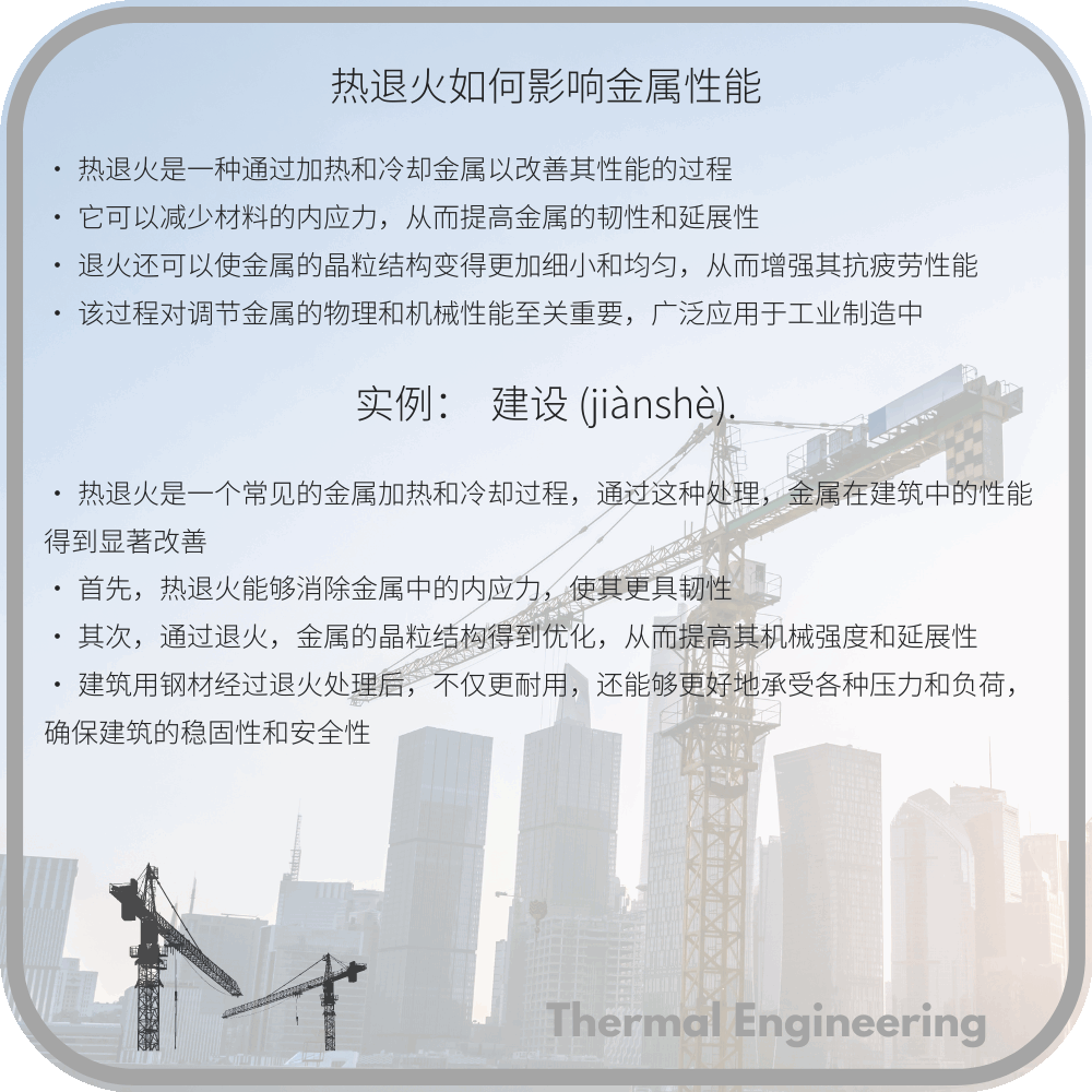 热退火如何影响金属性能