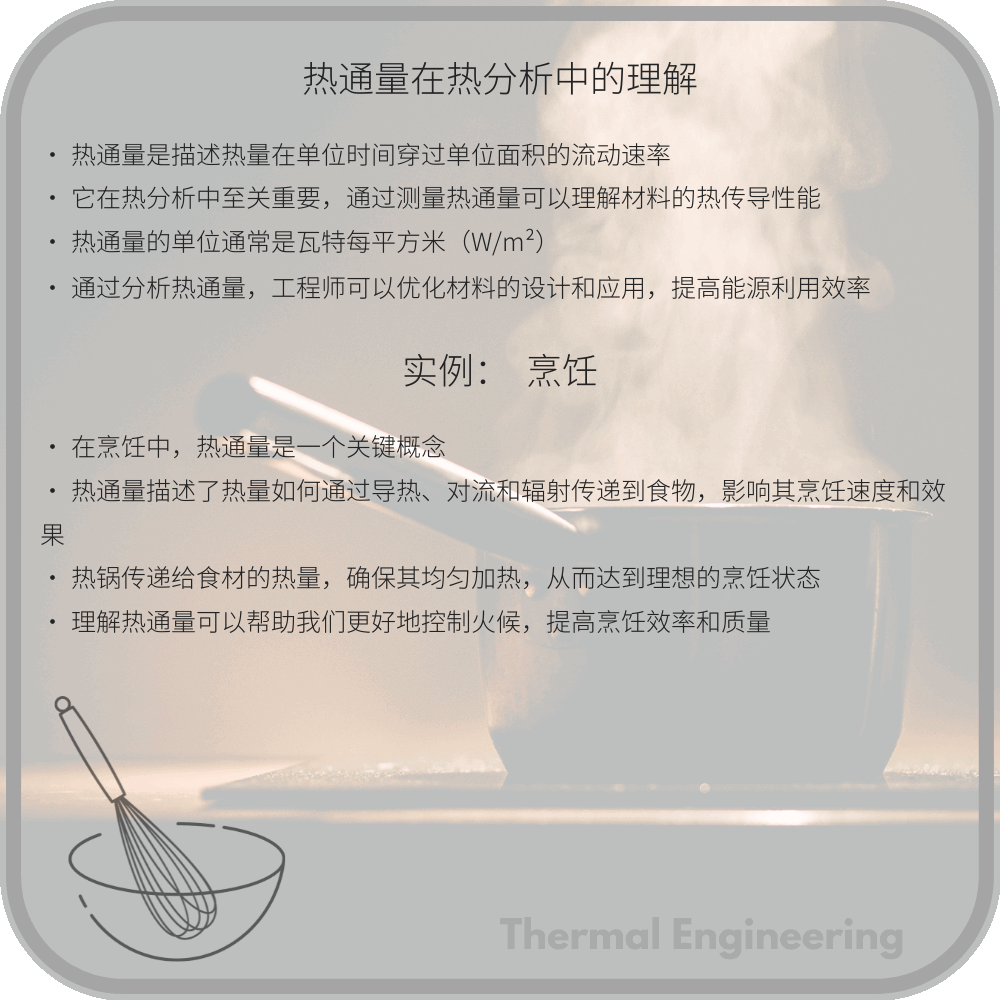热通量在热分析中的理解