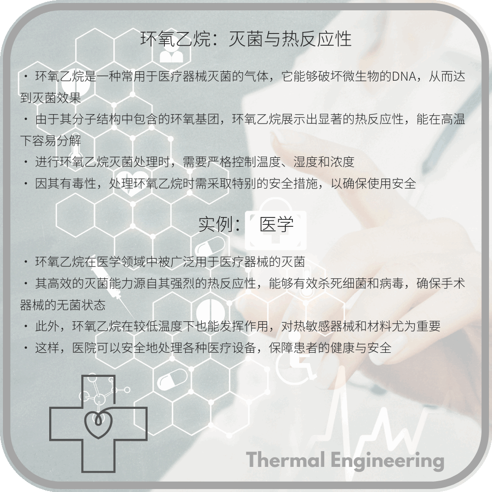 环氧乙烷:灭菌与热反应性