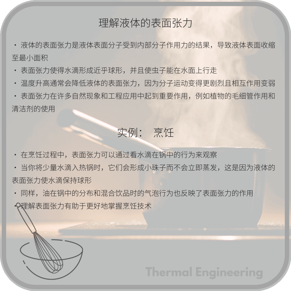 理解液体的表面张力