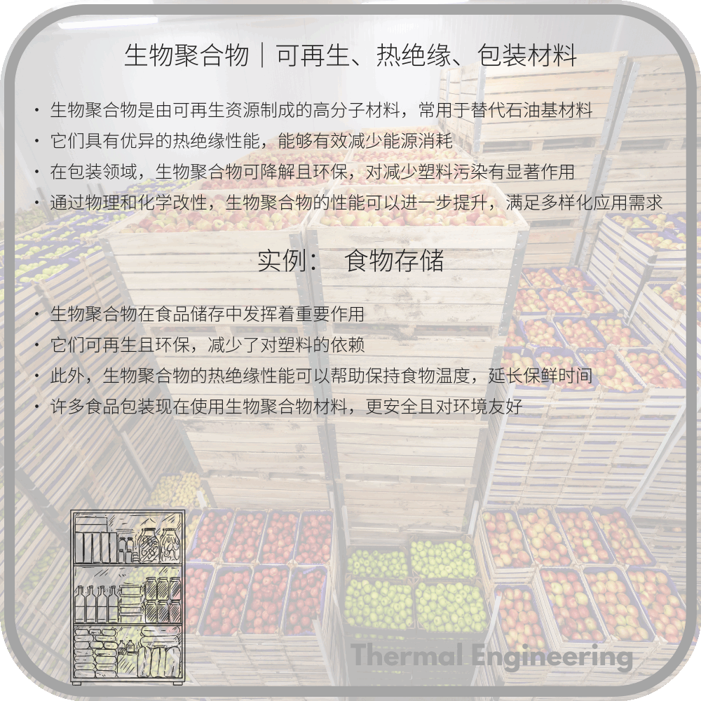 生物聚合物｜可再生、热绝缘、包装材料