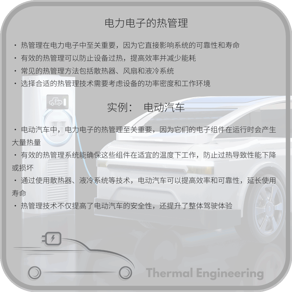 电力电子的热管理