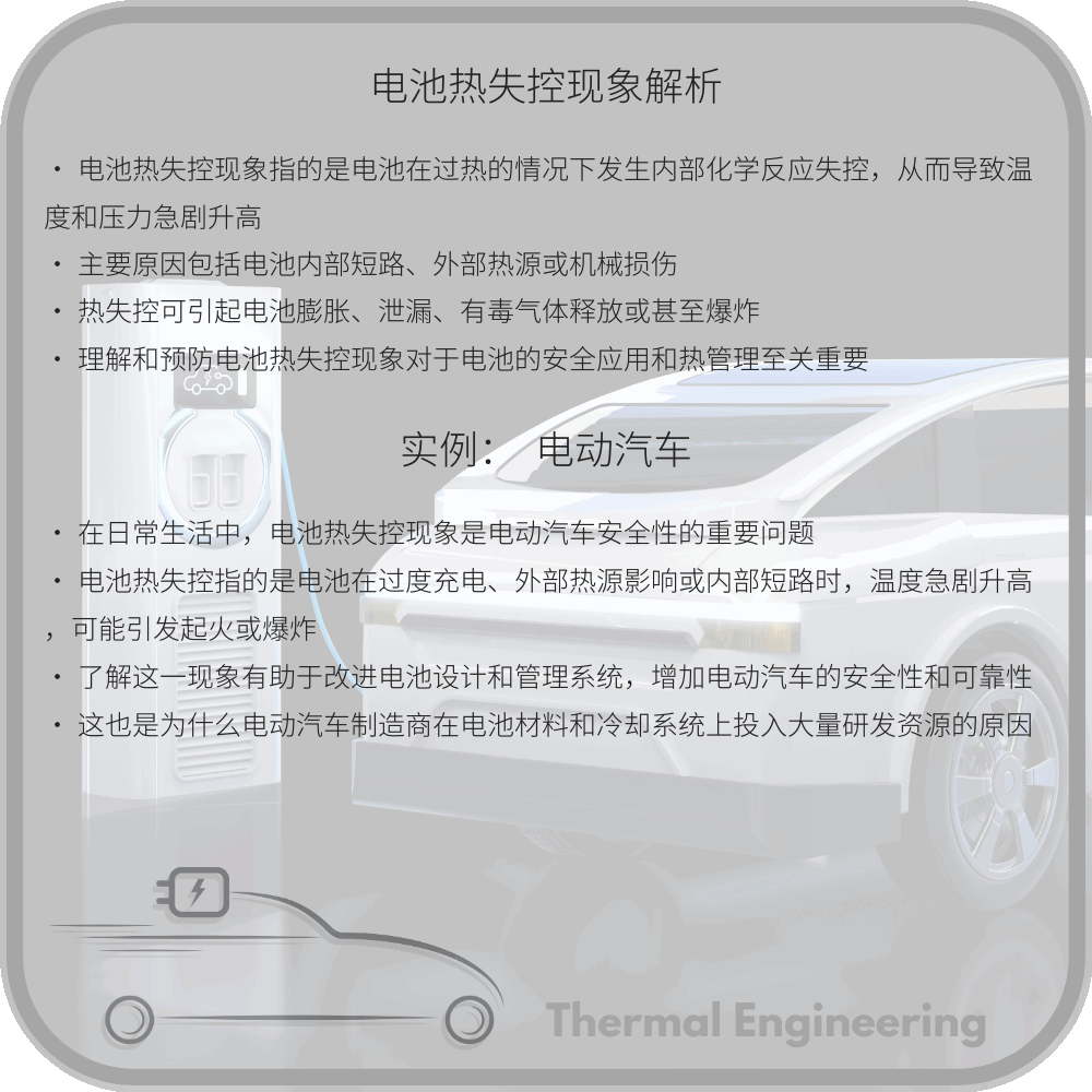 电池热失控现象解析