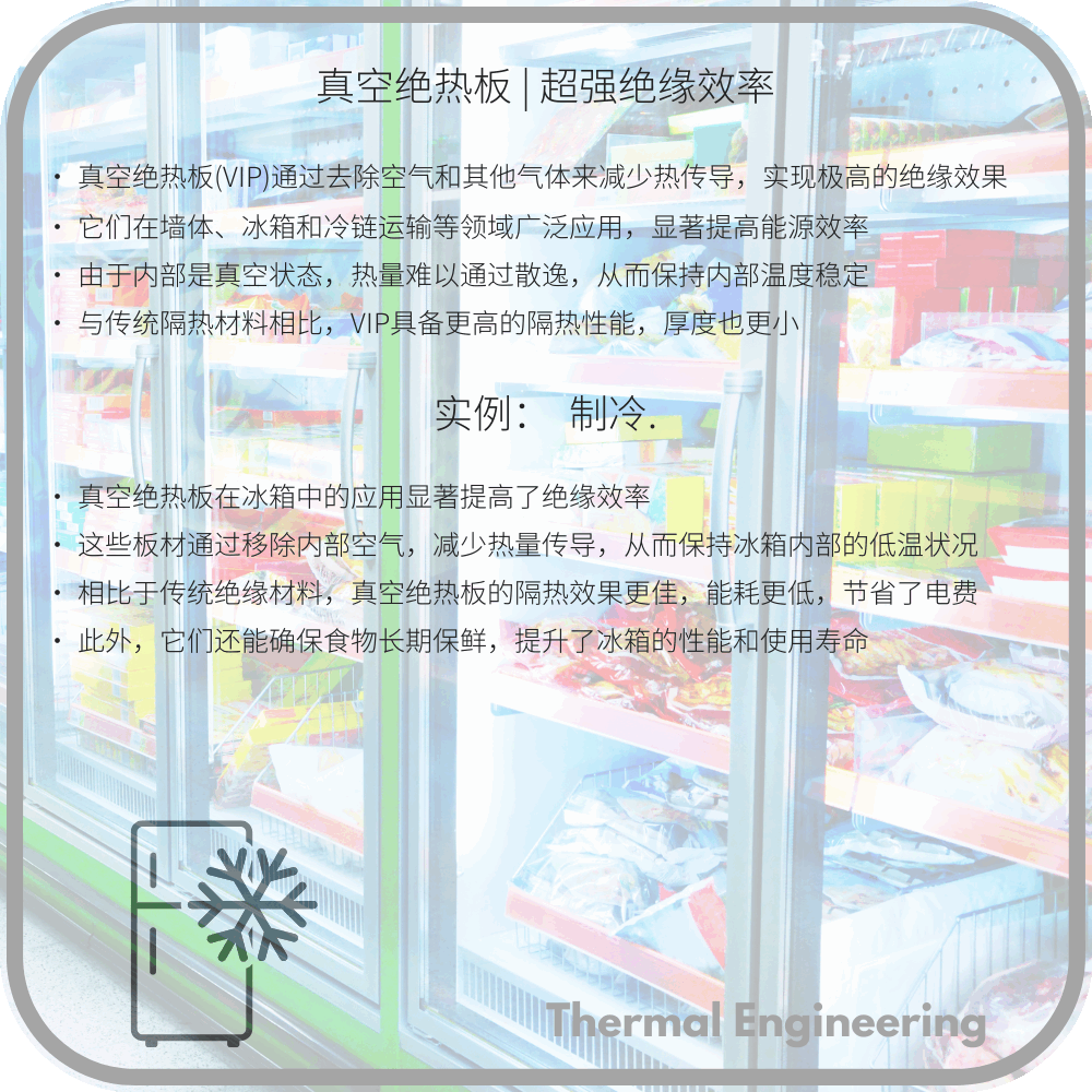 真空绝热板 | 超强绝缘效率