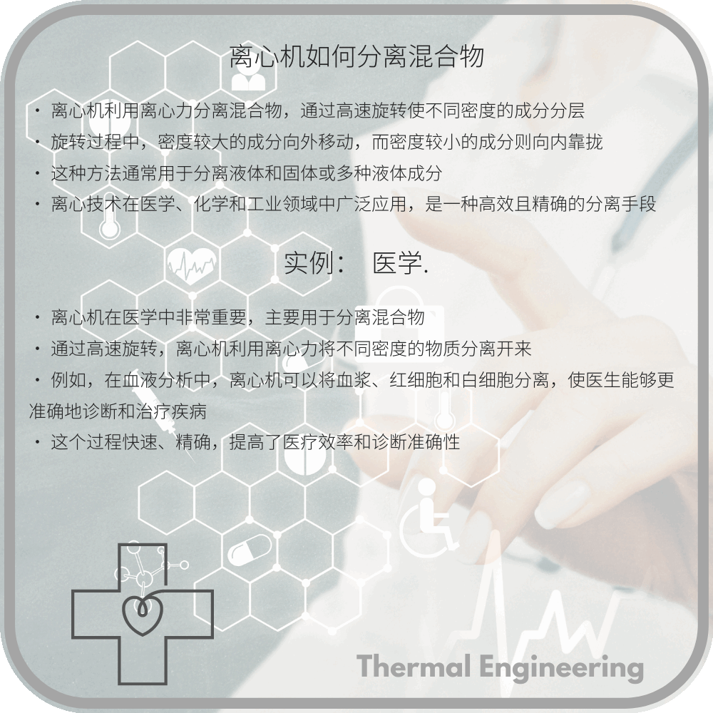 离心机如何分离混合物