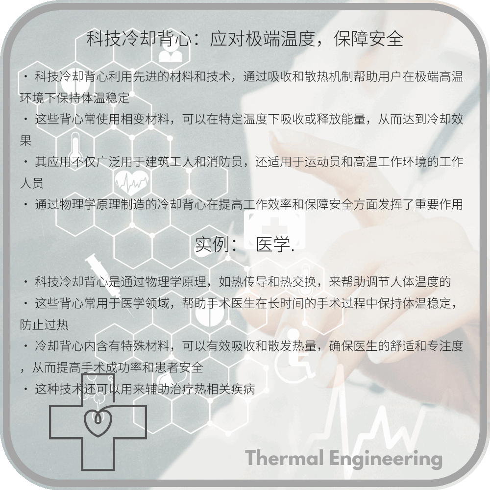 科技冷却背心：应对极端温度，保障安全