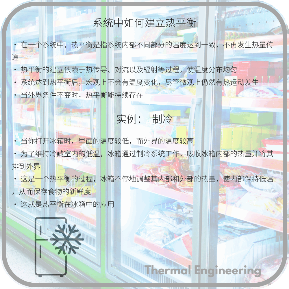 系统中如何建立热平衡