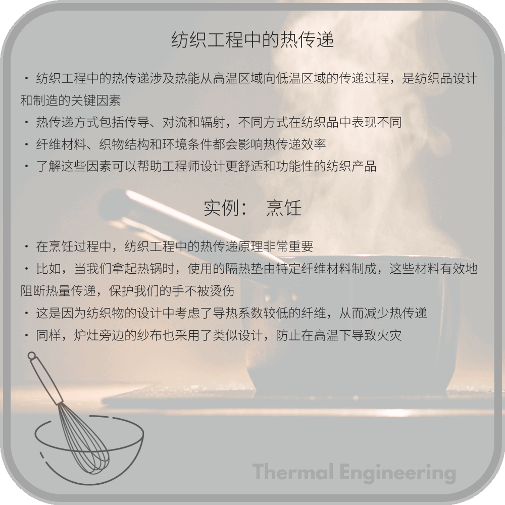 纺织工程中的热传递