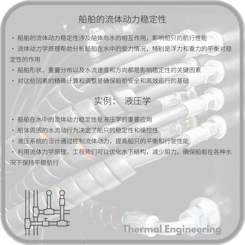船舶的流体动力稳定性