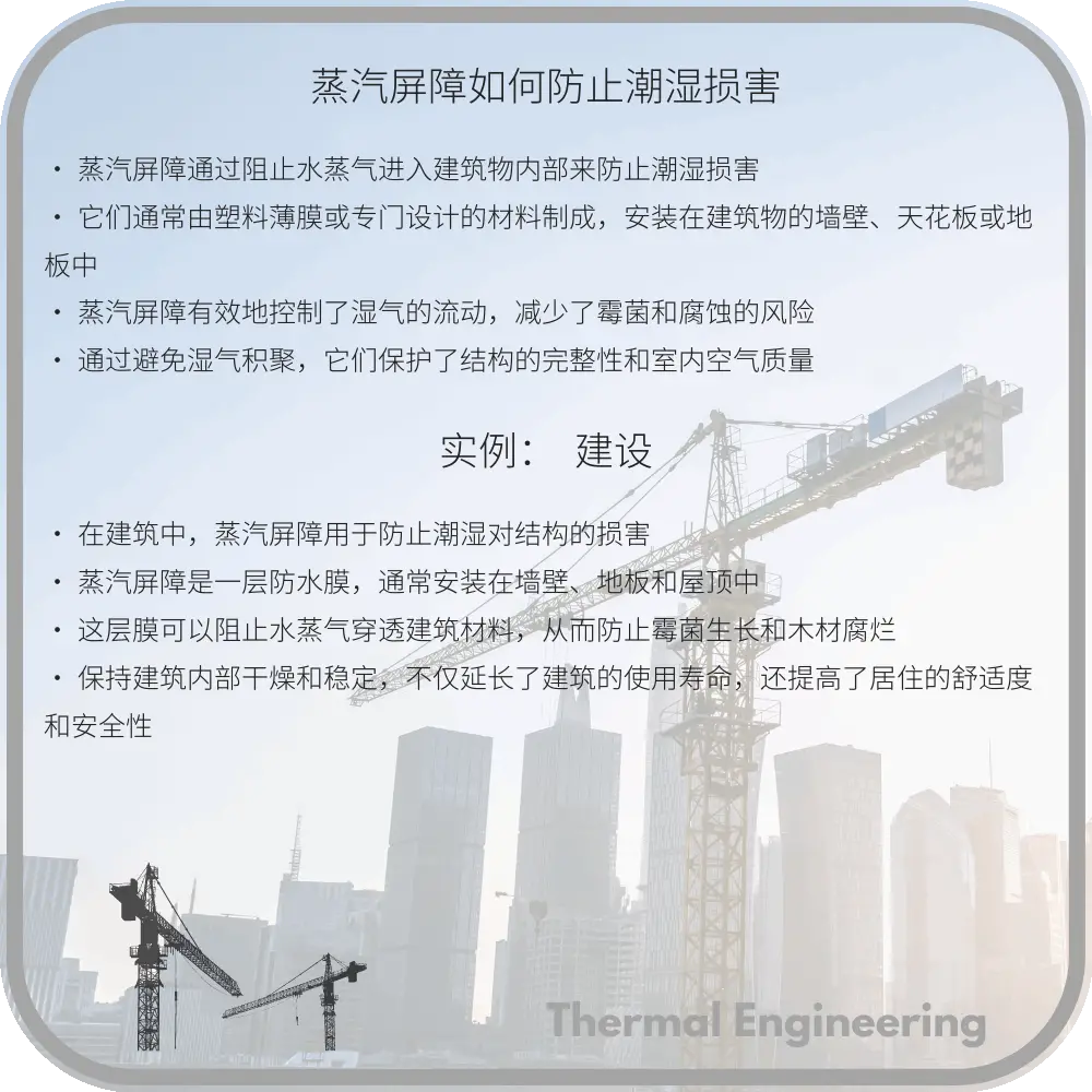 蒸汽屏障如何防止潮湿损害