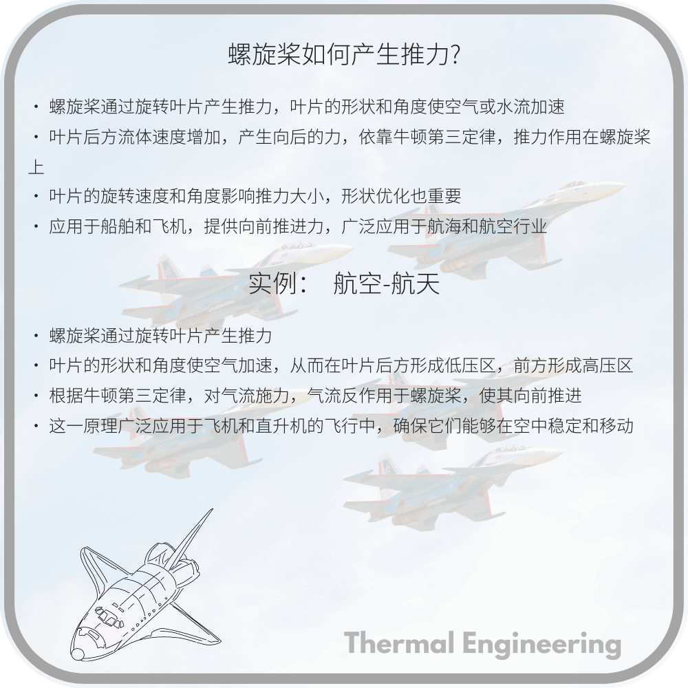 螺旋桨如何产生推力?