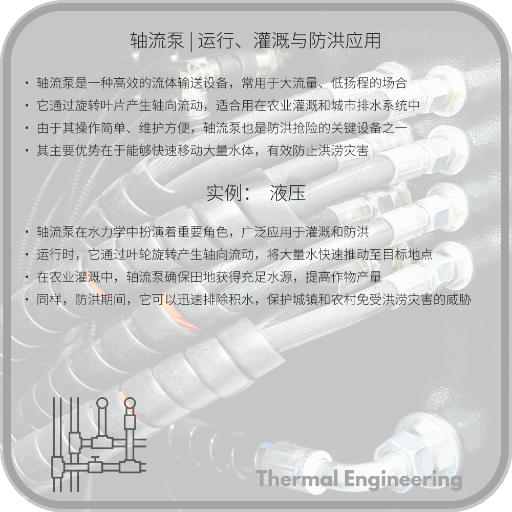 轴流泵 | 运行、灌溉与防洪应用