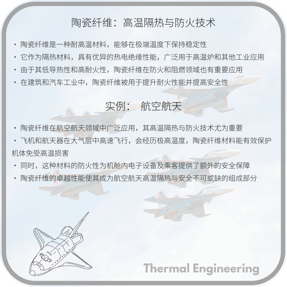 陶瓷纤维：高温隔热与防火技术